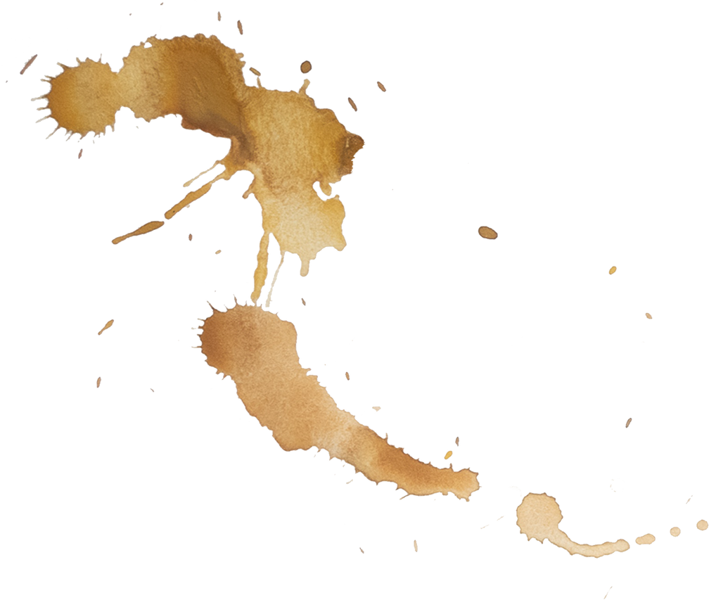 Coffee Splatter Stains